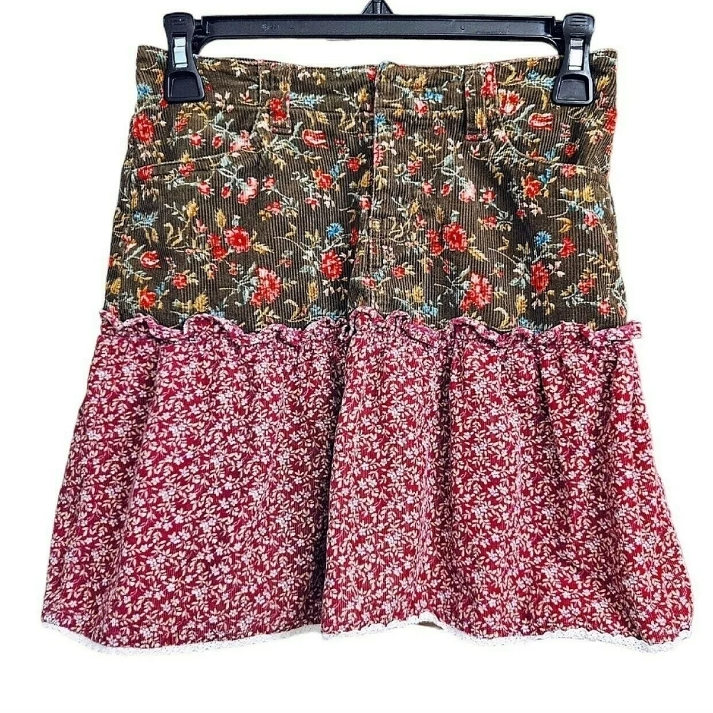 Ralph Lauren corduroy skirt sz 12 K101